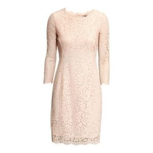 Light Pink lace dress from H&M
